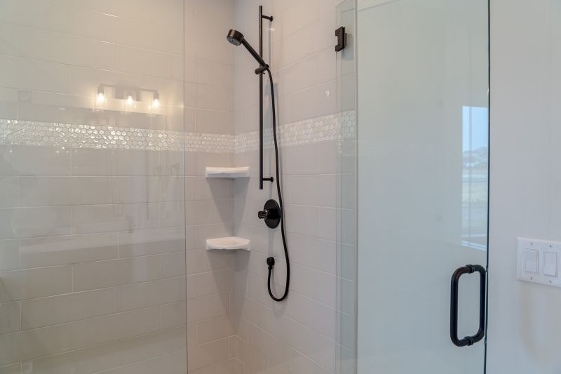Clean, Modern Shower